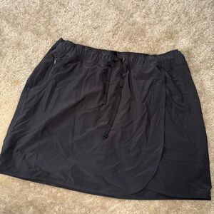 Patagonia Black Skort with Drawstring